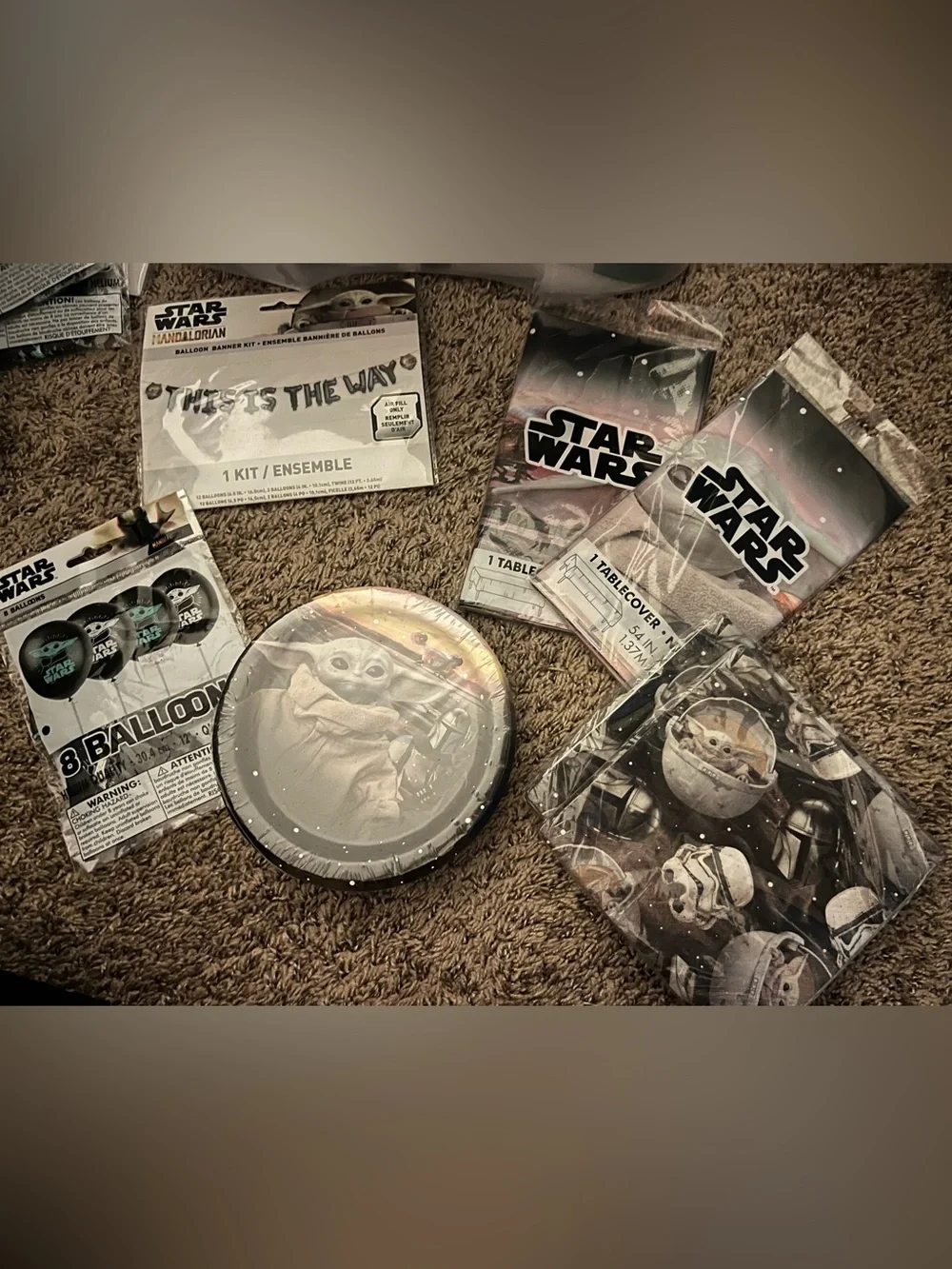 🆕 Stat Wars Mandalorian party lot